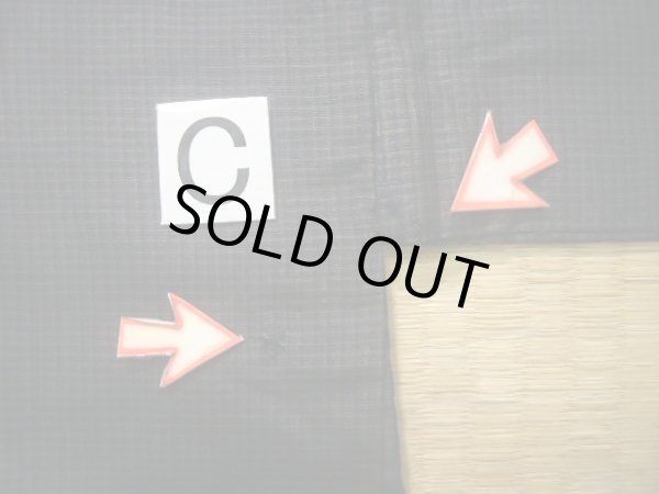 画像25: J1202S  羽織 女性用着物  シルク(正絹) 深い  ブラウン(茶色), チェック柄 【中古】 【USED】 【リサイクル】 ★★☆☆☆ (25)