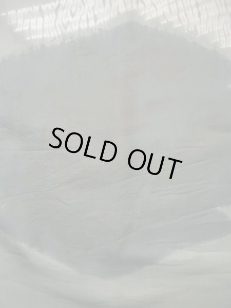 画像5: J1202X  襦袢 女性用着物  シルク(正絹) 淡い グレーがかった グリーン(緑), 風景 【中古】 【USED】 【リサイクル】 ★☆☆☆☆ (5)