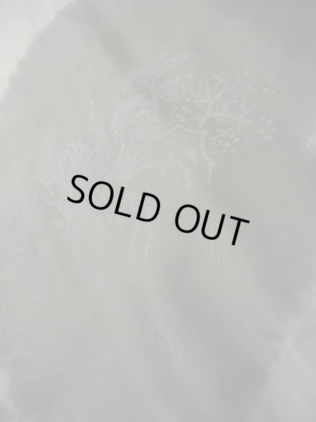 画像10: J1202X  襦袢 女性用着物  シルク(正絹) 淡い グレーがかった グリーン(緑), 風景 【中古】 【USED】 【リサイクル】 ★☆☆☆☆ (10)