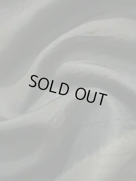 画像11: J1202X  襦袢 女性用着物  シルク(正絹) 淡い グレーがかった グリーン(緑), 風景 【中古】 【USED】 【リサイクル】 ★☆☆☆☆ (11)