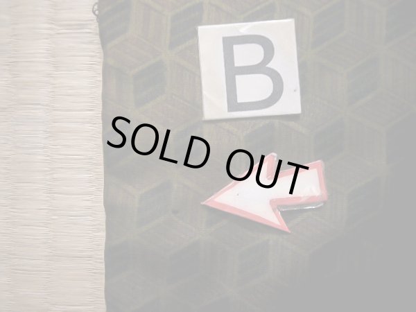 画像13: J1202Y  襦袢 女性用着物  シルク(正絹)   ブラウン(茶色), 幾何学模様 【中古】 【USED】 【リサイクル】 ★☆☆☆☆ (13)