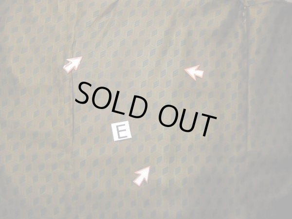 画像16: J1202Y  襦袢 女性用着物  シルク(正絹)   ブラウン(茶色), 幾何学模様 【中古】 【USED】 【リサイクル】 ★☆☆☆☆ (16)