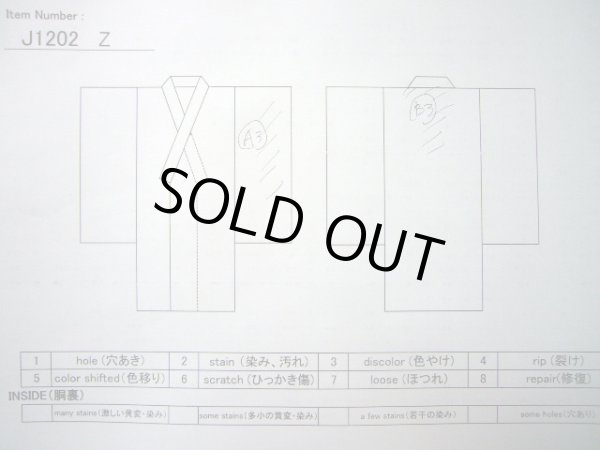 画像15: J1202Z  襦袢 女性用着物  化繊 スモーキーな 淡い 水色, 家 【中古】 【USED】 【リサイクル】 ★★★☆☆ (15)