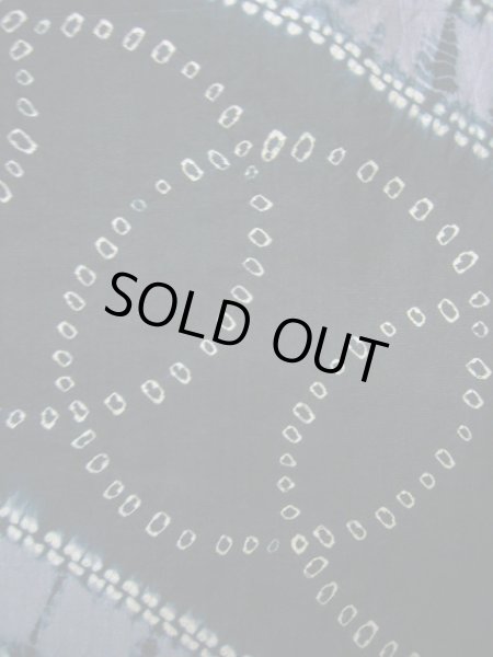 画像5: J1209B  襦袢 女性用着物  シルク(正絹)   藍, 線 【中古】 【USED】 【リサイクル】 ★☆☆☆☆ (5)