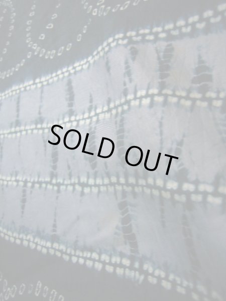 画像8: J1209B  襦袢 女性用着物  シルク(正絹)   藍, 線 【中古】 【USED】 【リサイクル】 ★☆☆☆☆ (8)