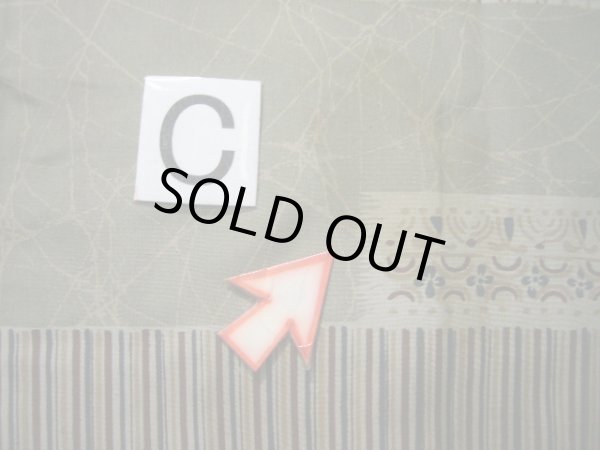 画像16: J1209C  襦袢 女性用着物  シルク(正絹) スモーキーな 淡い 黄緑色, 花 【中古】 【USED】 【リサイクル】 ★★☆☆☆ (16)