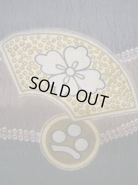 画像6: J1209L  襦袢 女性用着物  モスリン スモーキーな  えんじ, 松/松葉 【中古】 【USED】 【リサイクル】 ★☆☆☆☆ (6)