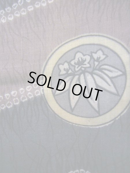 画像8: J1209L  襦袢 女性用着物  モスリン スモーキーな  えんじ, 松/松葉 【中古】 【USED】 【リサイクル】 ★☆☆☆☆ (8)