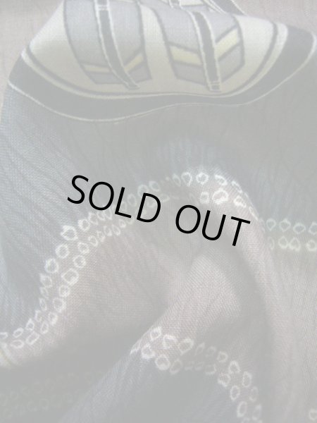 画像15: J1209L  襦袢 女性用着物  モスリン スモーキーな  えんじ, 松/松葉 【中古】 【USED】 【リサイクル】 ★☆☆☆☆ (15)