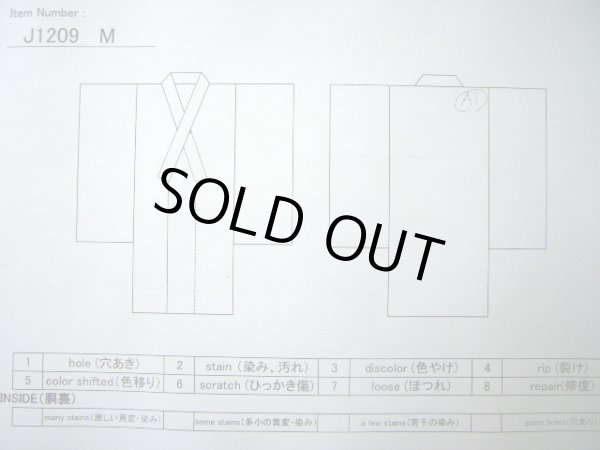 画像19: J1209M  襦袢 女性用着物  モスリン スモーキーな 淡い グリーン（緑）, 縞 【中古】 【USED】 【リサイクル】 ★★☆☆☆ (19)