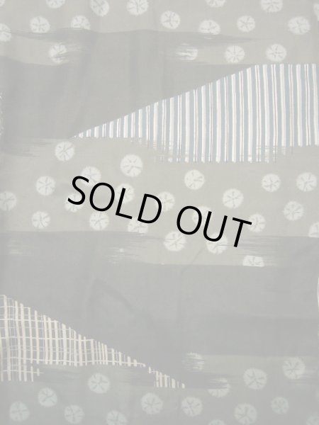 画像3: J1209N  襦袢 女性用着物  シルク（正絹） 深い  ブラウン（茶色）, 縞 【中古】 【USED】 【リサイクル】 ★★☆☆☆ (3)