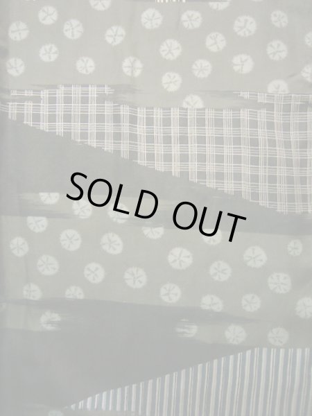 画像4: J1209N  襦袢 女性用着物  シルク（正絹） 深い  ブラウン（茶色）, 縞 【中古】 【USED】 【リサイクル】 ★★☆☆☆ (4)