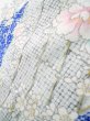 画像16: J1223A Mint  振袖 女性用着物  シルク（正絹）   青, 花 【中古】 【USED】 【リサイクル】 ★★★★☆ (16)