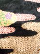 画像9: J1223D Mint  振袖 女性用着物  シルク（正絹）   黒, 梅 【中古】 【USED】 【リサイクル】 ★★★★☆ (9)