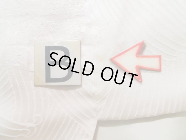 画像19: J1225I  振袖 女性用着物  シルク(正絹)   白, 花 【中古】 【USED】 【リサイクル】 ★★★☆☆ (19)