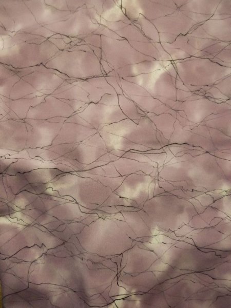 画像4: K0210C  羽織 女性用着物  化繊 淡い 薄い 紫, 抽象的模様 【中古】 【USED】 【リサイクル】 ★★★☆☆ (4)