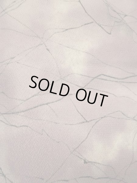 画像7: K0210C  羽織 女性用着物  化繊 淡い 薄い 紫, 抽象的模様 【中古】 【USED】 【リサイクル】 ★★★☆☆ (7)