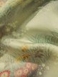 画像12: K0311X Mint  小紋 女性用着物  シルク（正絹） 青みのある  グレー（灰色）, 花 【中古】 【USED】 【リサイクル】 ★★★★★ (12)