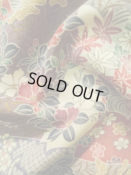 画像15: K0311Z Mint  小紋 女性用着物  シルク（正絹）   白, ぼたん 【中古】 【USED】 【リサイクル】 ★★★★★ (15)