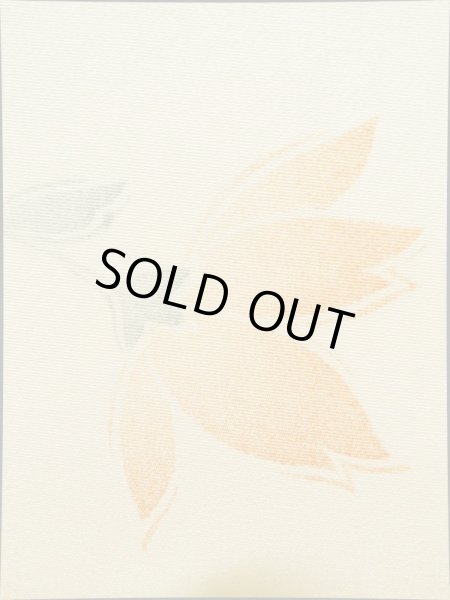 画像7: K0317A Mint  小紋 女性用着物  シルク(正絹)   オフ ホワイト, 花 【中古】 【USED】 【リサイクル】 ★★★★☆ (7)