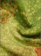 画像12: K0317E Mint  小紋 女性用着物  シルク（正絹） 淡い 茶色がかった 黄緑色, 鳥 【中古】 【USED】 【リサイクル】 ★★★★☆ (12)