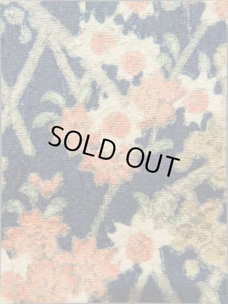 画像8: K0317N Mint  小紋 女性用着物  シルク（正絹） 淡い  青, 花 【中古】 【USED】 【リサイクル】 ★★★★☆ (8)