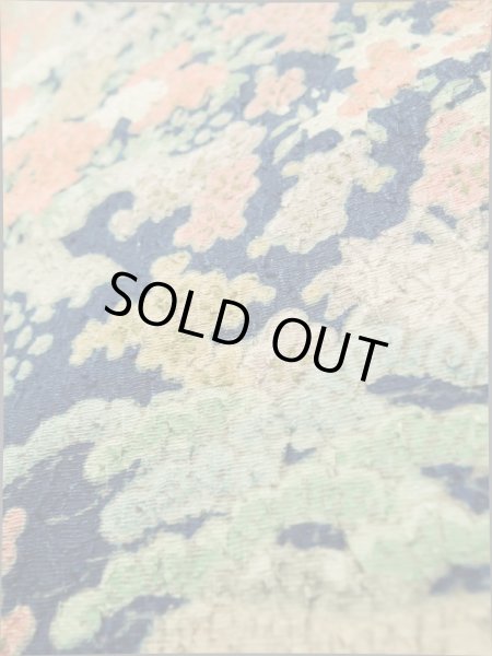 画像9: K0317N Mint  小紋 女性用着物  シルク（正絹） 淡い  青, 花 【中古】 【USED】 【リサイクル】 ★★★★☆ (9)