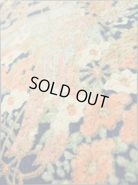 画像12: K0317N Mint  小紋 女性用着物  シルク（正絹） 淡い  青, 花 【中古】 【USED】 【リサイクル】 ★★★★☆ (12)