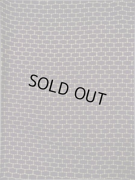 画像3: K0317T  小紋 女性用着物  シルク(正絹)   紫, 幾何学模様 【中古】 【USED】 【リサイクル】 ★★★★☆ (3)