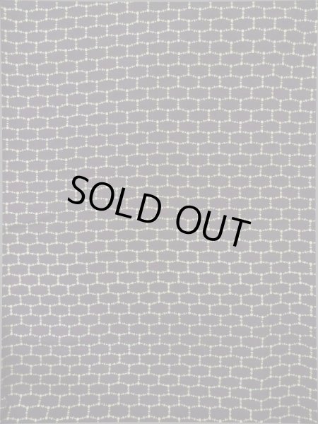 画像4: K0317T  小紋 女性用着物  シルク(正絹)   紫, 幾何学模様 【中古】 【USED】 【リサイクル】 ★★★★☆ (4)