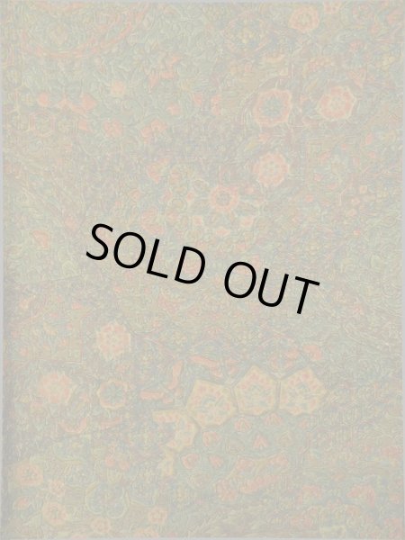 画像3: K0317Y Mint  小紋 女性用着物  シルク(正絹)   ブラウン(茶色), 花 【中古】 【USED】 【リサイクル】 ★★★★☆ (3)