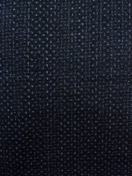 画像6: K0324O Mint  紬 女性用着物  シルク（正絹） 深い  青, 線 【中古】 【USED】 【リサイクル】 ★★★★☆ (6)