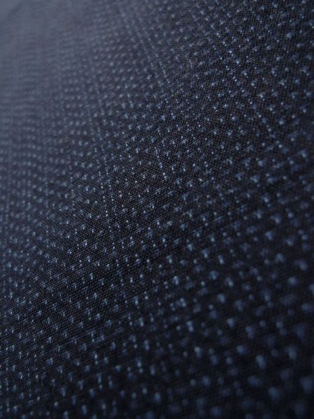 画像10: K0324O Mint  紬 女性用着物  シルク（正絹） 深い  青, 線 【中古】 【USED】 【リサイクル】 ★★★★☆ (10)