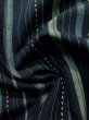 画像11: K0324P  紬 女性用着物 さしこ シルク（正絹）   青, 縞 【中古】 【USED】 【リサイクル】 ★★★★☆ (11)