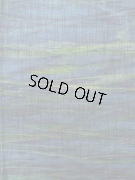 画像5: K0324T Mint  紬 女性用着物  シルク(正絹)   青, 抽象的模様 【中古】 【USED】 【リサイクル】 ★★★★☆ (5)