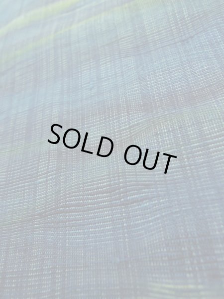 画像10: K0324T Mint  紬 女性用着物  シルク(正絹)   青, 抽象的模様 【中古】 【USED】 【リサイクル】 ★★★★☆ (10)