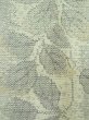 画像8: K0324U Mint  紬 女性用着物  シルク（正絹） ヘザー（杢）  グレー（灰色）, 花 【中古】 【USED】 【リサイクル】 ★★★★☆ (8)