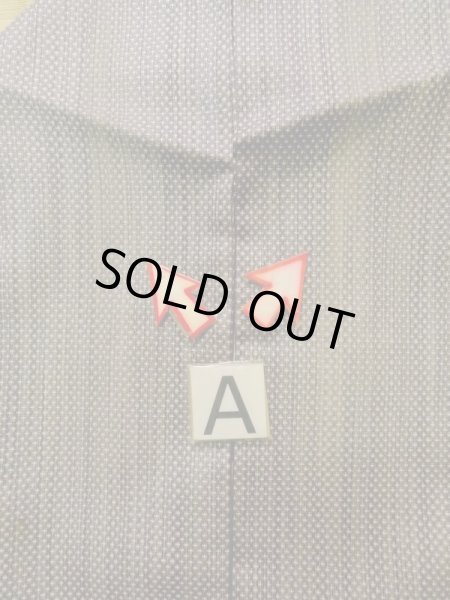 画像14: K0324V  紬 女性用着物  シルク（正絹） ヘザー（杢）  紫, 縞 【中古】 【USED】 【リサイクル】 ★★★☆☆ (14)