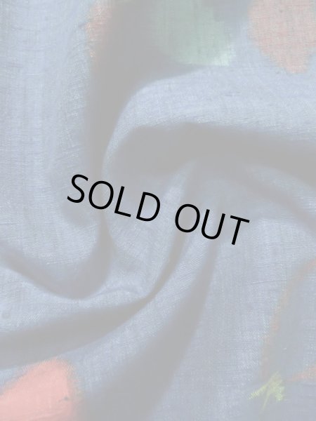 画像12: K0324W Mint  紬 女性用着物  シルク(正絹) ヘザー(杢)  青, 抽象的模様 【中古】 【USED】 【リサイクル】 ★★★★☆ (12)