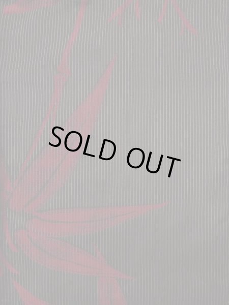 画像3: K0329C  織 女性用着物  シルク(正絹)   黒, 笹 【中古】 【USED】 【リサイクル】 ★★★★☆ (3)