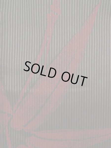 画像6: K0329C  織 女性用着物  シルク(正絹)   黒, 笹 【中古】 【USED】 【リサイクル】 ★★★★☆ (6)