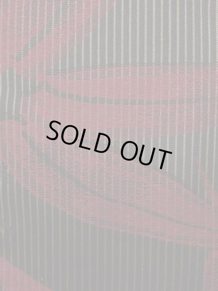 画像8: K0329C  織 女性用着物  シルク(正絹)   黒, 笹 【中古】 【USED】 【リサイクル】 ★★★★☆ (8)