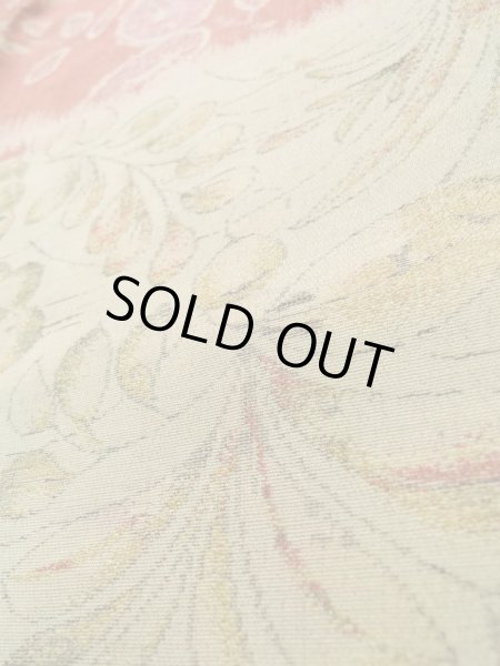 画像10: K0329H Mint  織 女性用着物  シルク(正絹)   オフ ホワイト, 花 【中古】 【USED】 【リサイクル】 ★★★★☆ (10)