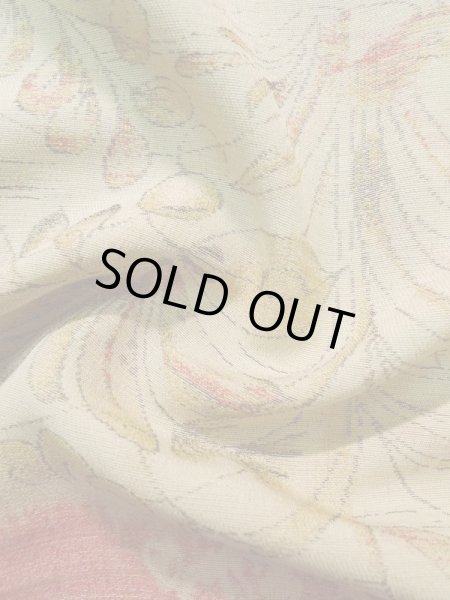 画像12: K0329H Mint  織 女性用着物  シルク(正絹)   オフ ホワイト, 花 【中古】 【USED】 【リサイクル】 ★★★★☆ (12)