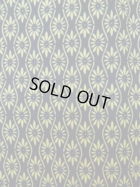 画像5: K0407N Mint  単衣 女性用着物  ウール   青, 花 【中古】 【USED】 【リサイクル】 ★★★★☆ (5)