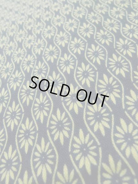 画像7: K0407N Mint  単衣 女性用着物  ウール   青, 花 【中古】 【USED】 【リサイクル】 ★★★★☆ (7)