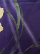画像8: K0414H  浴衣（海外製） 女性用着物  綿   紫, 花 【中古】 【USED】 【リサイクル】 ★★★☆☆ (8)
