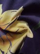 画像12: K0414H  浴衣（海外製） 女性用着物  綿   紫, 花 【中古】 【USED】 【リサイクル】 ★★★☆☆ (12)