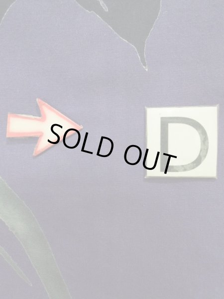 画像18: K0414H  浴衣(海外製) 女性用着物  綿   紫, 花 【中古】 【USED】 【リサイクル】 ★★★☆☆ (18)