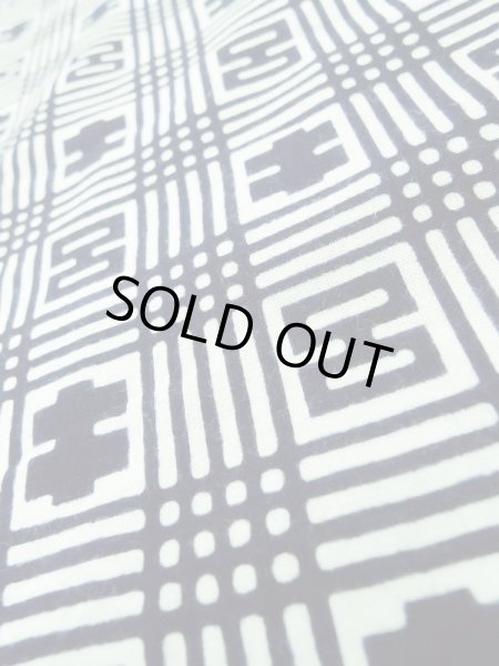 画像8: K0414Q Mint  浴衣(日本製) 女性用着物  綿   藍, 線 【中古】 【USED】 【リサイクル】 ★★★★☆ (8)